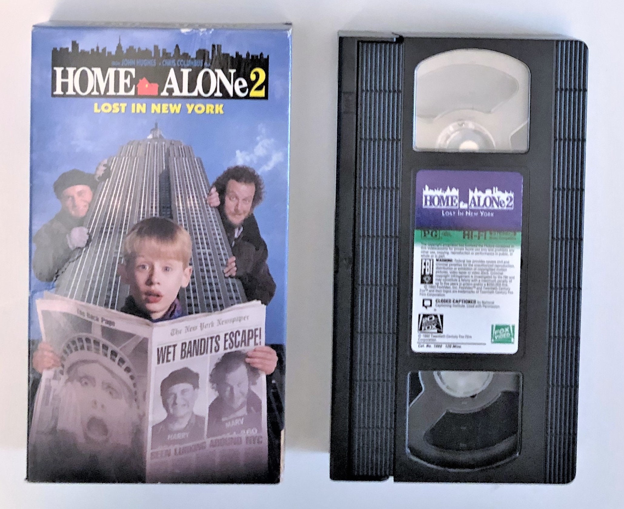 Home Alone 2 Lost In New York Vhs Home Alone 2 Lost in New York VHS Tape Family Movie - Etsy