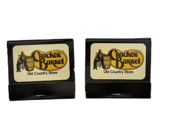 Vintage Matchbook Lot of 2 unused Bill Cracker Barrel Restaurant - Matches