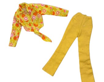Barbie 1997 Teen Skipper Fashion Avenue #19506 Yellow Pants Fruit Shirt