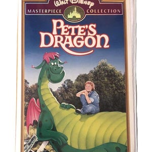 Walt Disney Masterpiece Pete&#39;s Dragon VHS Tape  Clamshell Cover
