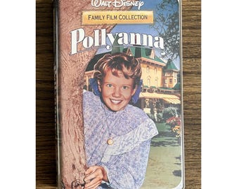Walt Disney Family Film Collection Pollyanna VHS Tape  Clamshell Cover