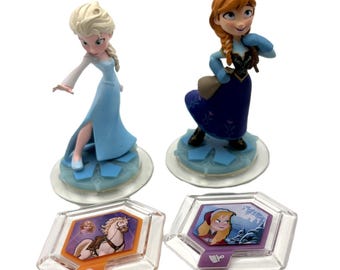 Disney's Infinity Frozen Anna and Elsa Figures & Two Power Discs