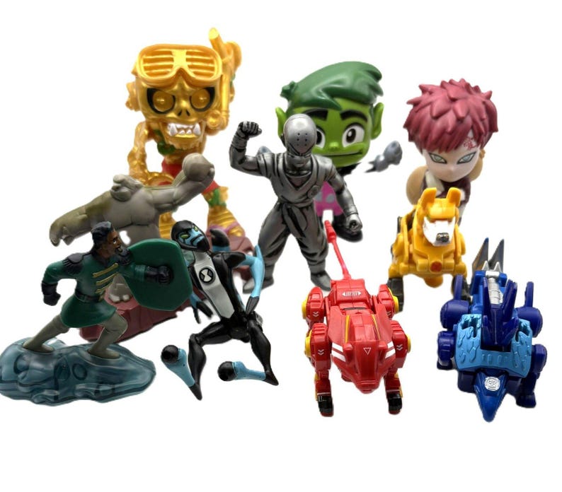 Happy Meal Toy Lot Transformers Rescue Bots, Bandai Figure, Dragon Ball Z-LOT #5 image 1