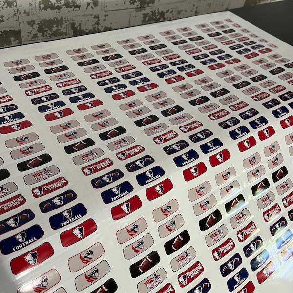 Custom Eye Black Decal/Sticker Sheet