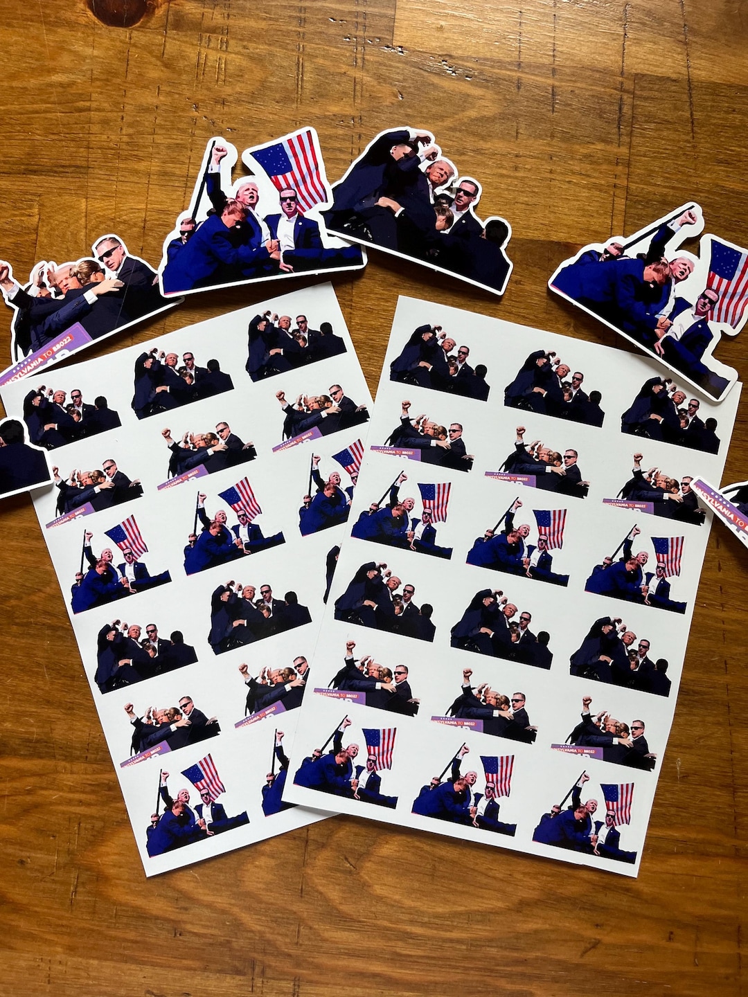 Trump Sticker Pack/trump Fight/trump 2024 - Etsy