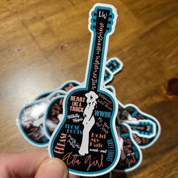 Lainey Guitar Decal/Sticker