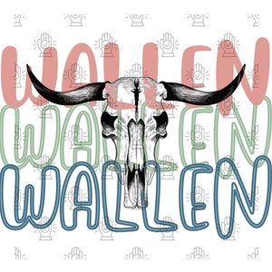 Wallen Digital File SVG/PNG/JPG