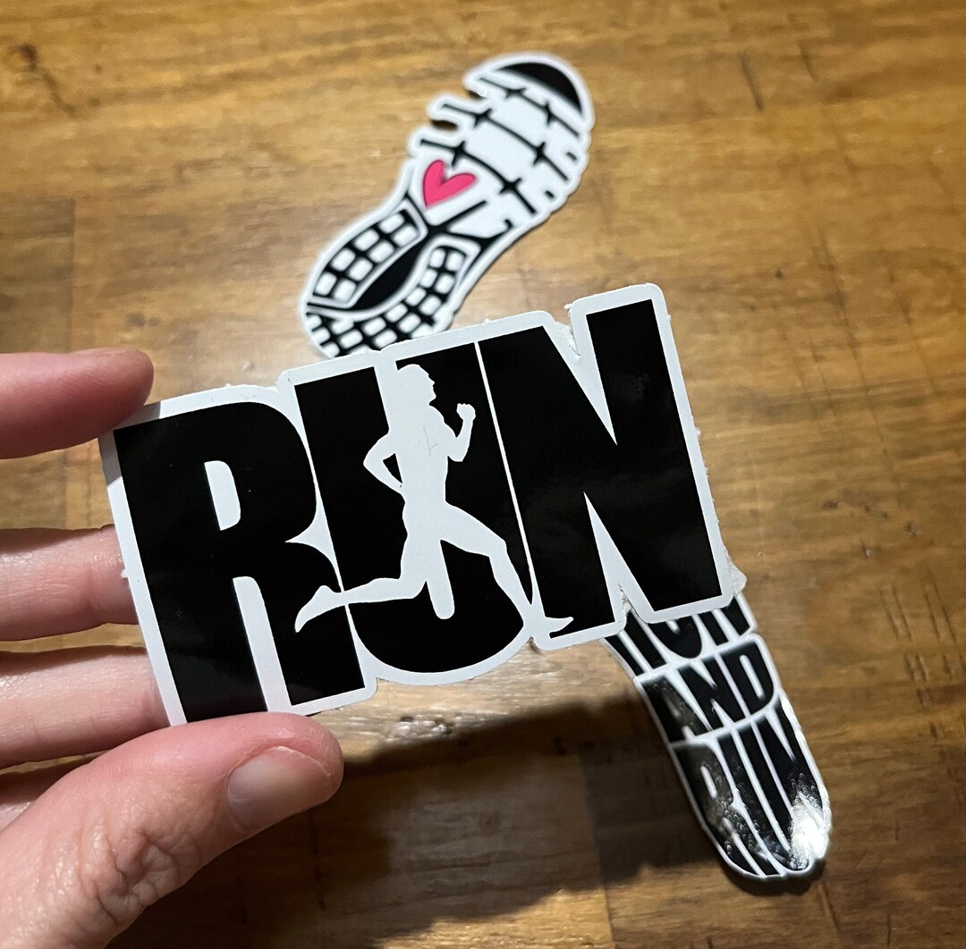 thumbnail image 2 of Run Vinyl Decal Sticker Southern Decalz Multiple Colors Sizes Car Truck Window Ebn4163 2 of 4