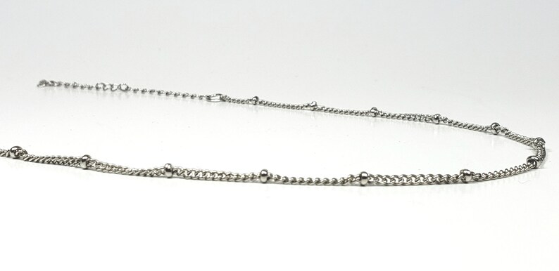 Dainty Tiny Beaded Choker Necklace