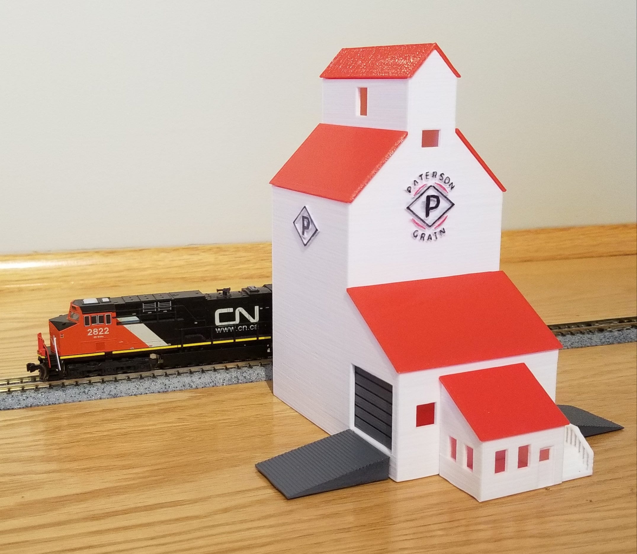 N Scale Grain Elevator Model Building Kit 3D Printed in Etsy Canada