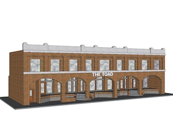 Edificio urbano in scala N (Il Rospo): replica stampata in 3D