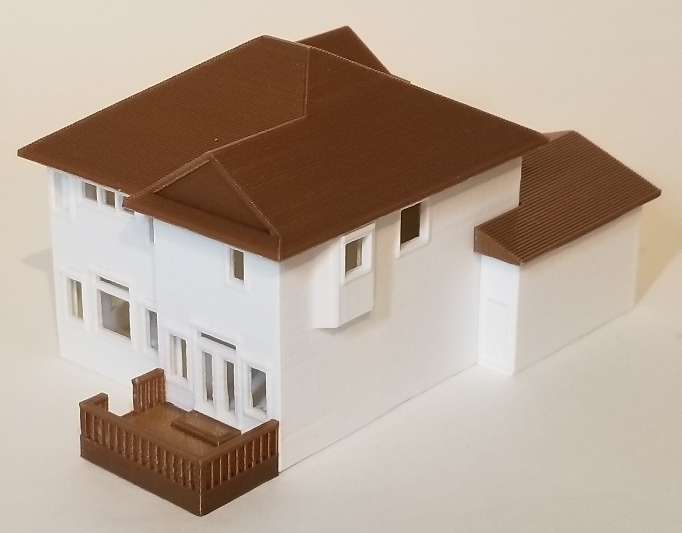 N Scale Suburban Home 1 Model Building Kit 3D Printed in Etsy Canada