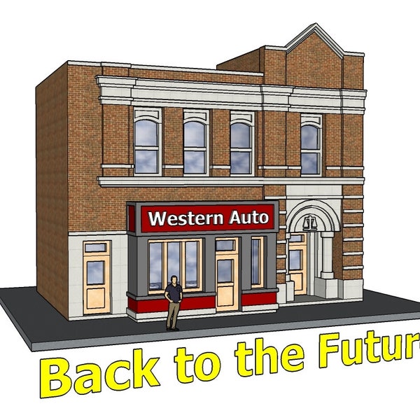 Western Building Replica Etsy