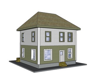 Casa colonica in scala N: replica stampata in 3D