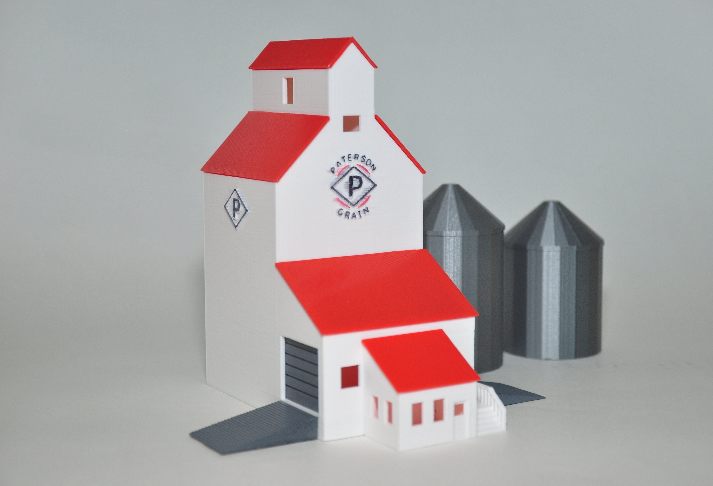 N Scale Grain Elevator (paterson Grain): 3D Printed Creation - Etsy, image size:2844x1940