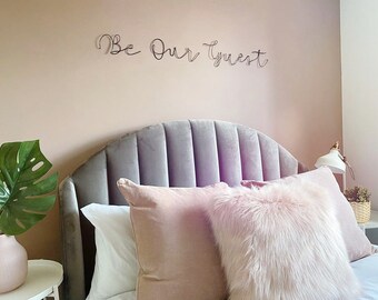 Be Our Guest Sign Etsy