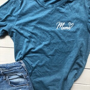 Mama love heart Bella Canvas Unisex fit T shirt