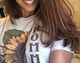 Sunflower Momma unisex loose fit T shirt