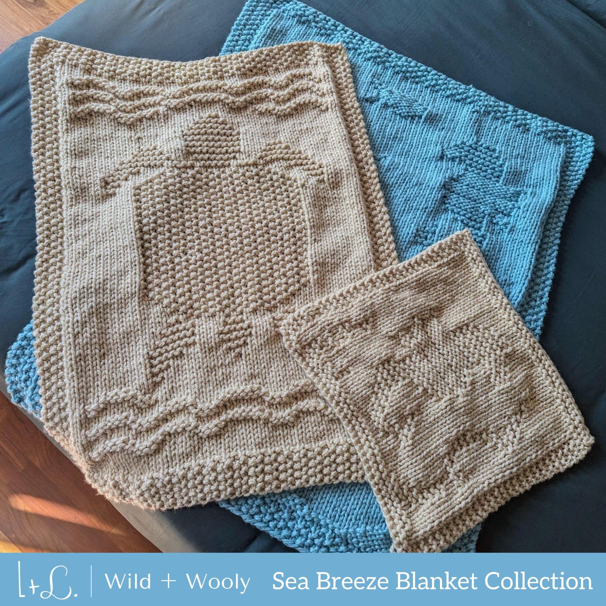 Baby Blanket Knitting Pattern: Chunky Sea Turtle Design (PDF Download ...