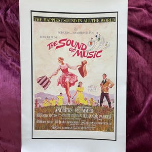 The Sound of Music canvas print poster 12x18