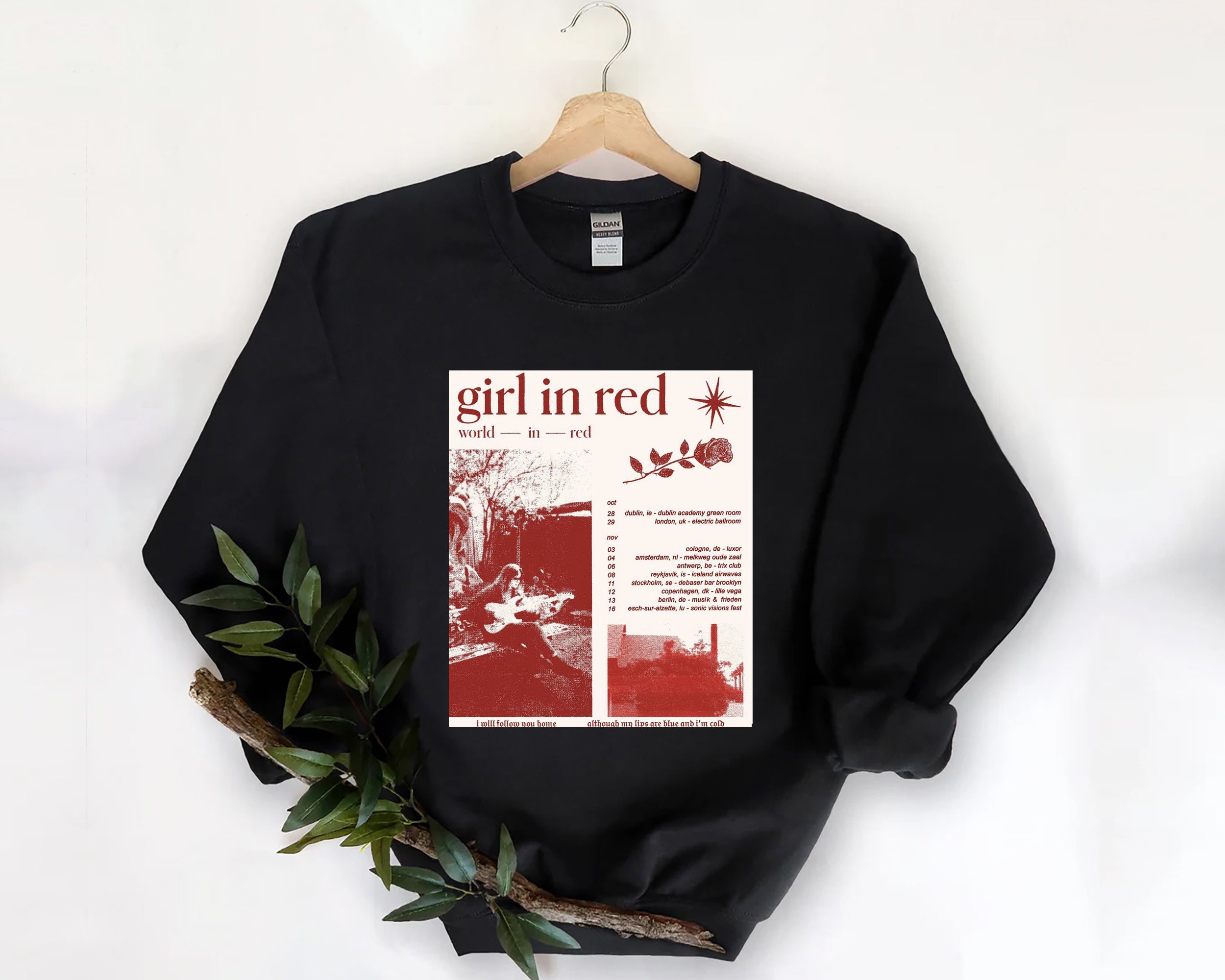 Vintage Girl in Red Tour 2022 Unisex Shirt Girl in Red Etsy UK