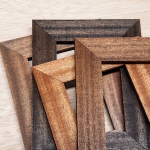 Wood Frames, Wood Picture Frame, 1.5” Wide, Mahogany, Pictures Frames, Wood Picture Frames, Art, Artwork, Wall Hanging, Wall Art, Christmas