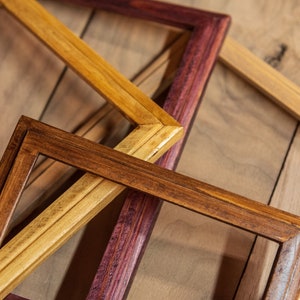 Pazifischer Nordwesten des Kiefernrahmens, Holzbilderrahmen, 5/8 ”breit, Holzrahmen, Bilderrahmen, Holzdesigns Nordwesten, Bilderrahmen, Holzrahmen