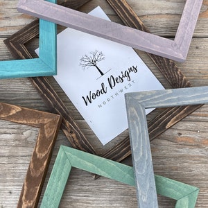 Reclaimed Barnwood Picture Frame: Modern Farmhouse Decor