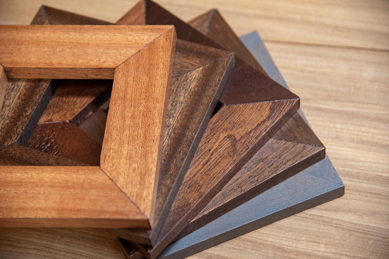 Custom Wood Picture Frames 1.5 Wide Frames Douglas Etsy