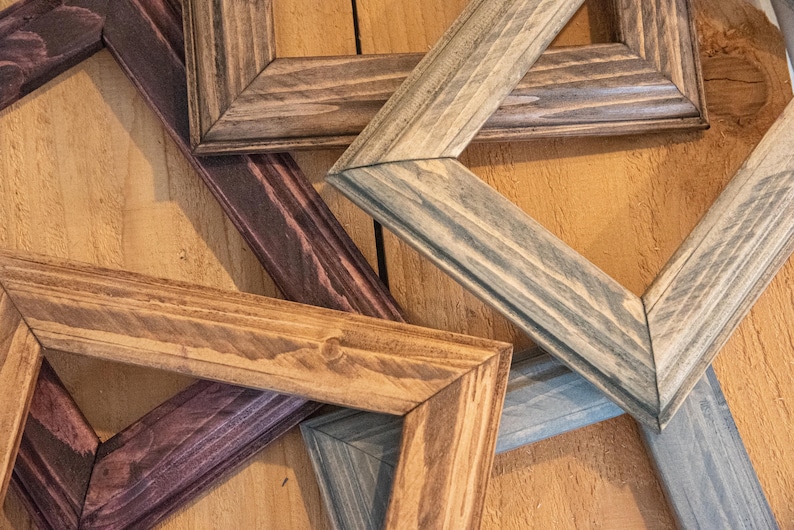 Rustic Picture Frames Rustic Frames Wood Picture Frames Etsy