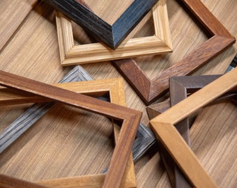 Handmade Wood Picture Frame: 5/8" Wide, Pacific Northwest Design