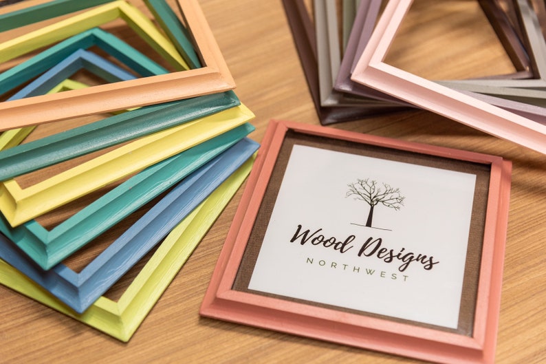 Wood Picture Frames Painted Wood Frames Wood Picture Frame Etsy Canada