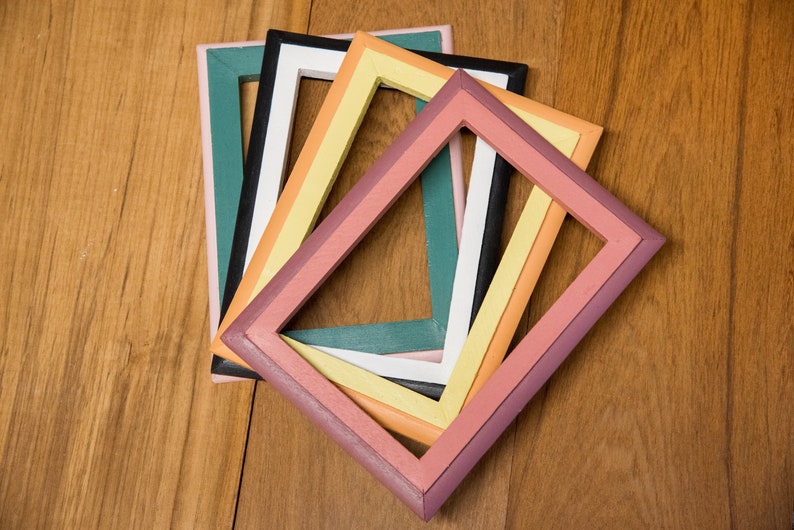 Two-Tone Picture Frames, Wood Picture Frame, Mahogany, Wood Frames, Picture Frames, Painted Wood Frames, Wood Designs Northwest, PNW image 3