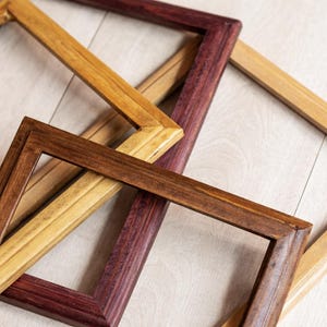 Pacific Northwest Pine Picture Frame: 5/8" Wide Wood Frame