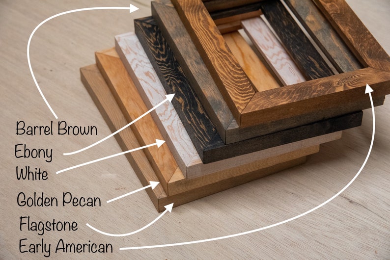 Wood Picture Frames Douglas Fir Picture Frame Custom Etsy