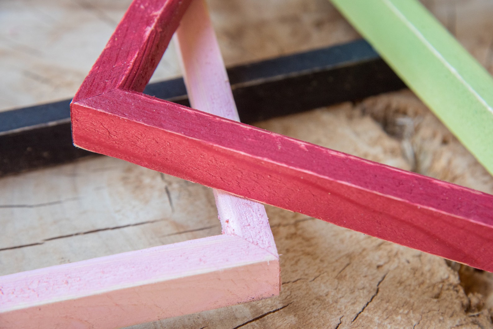 1/2 Wide Rustic Picture Frames Rustic Frames Wood Picture Etsy