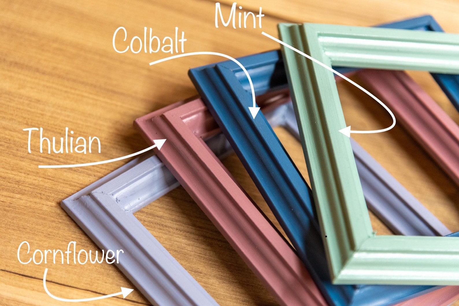 Painted Wood Frame Picture Frame Wood Picture Frame 1 Etsy