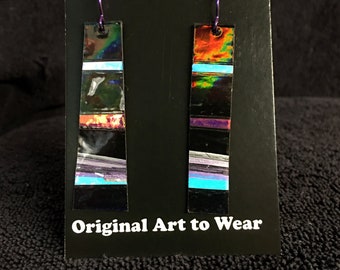 Black Magic Handmade, Hand-Painted & Lightweight Earrings, Hypoallergenic Niobium Ear Wires, Guaranteed Comfortable Or Your Money Back, Fun