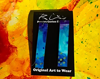 River Rocks Handmade, Hand-Painted, & Lightweight Earrings, Hypoallergenic Niobium Ear Wires, Guaranteed Comfortable Or Your Money Back, Fun