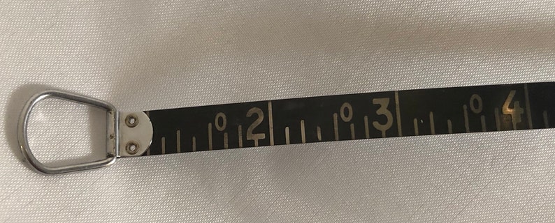 Vintage Justus Roe /& Sons 50ft Metal Tape Measure