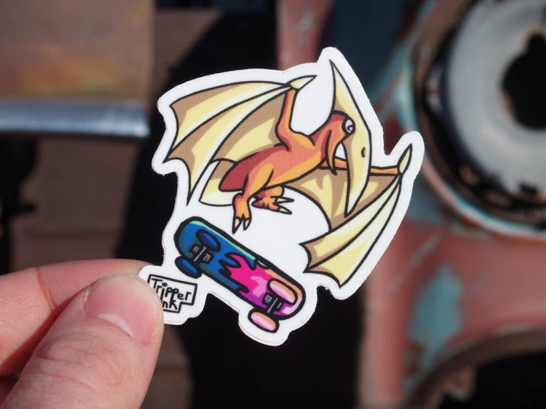 Rad Rax Dinosaur Sticker Rad-dactyl Dinosaur Vinyl Sticker Waterproof/ UV Protected - Etsy