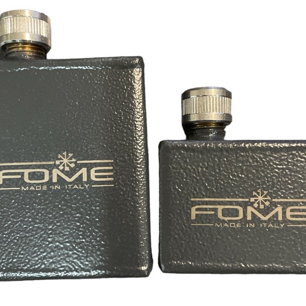 Handmade In Italy Whiskey Painters Flask. Great for Travel to hold, water, spirits, inks, and more airtight.