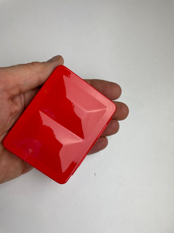 Handmade Artist Watercolor Palette Paint Box: Vermillion Napoleon Box, Made in Italy