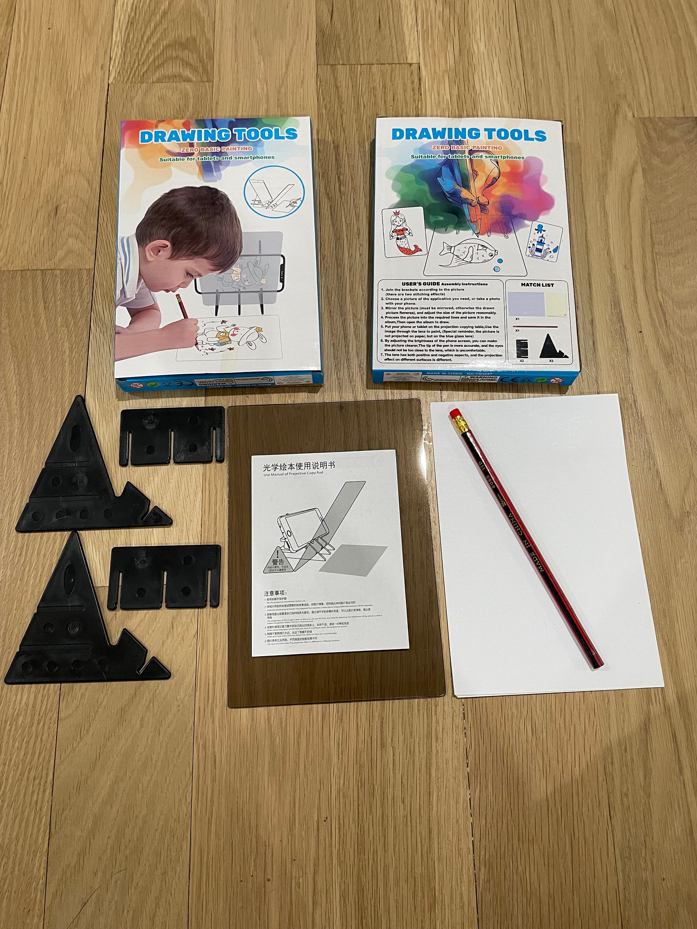 Optical Tracing Board Painting Copying Drawing Board Panel Reflection  Projector Sketching Copy Pad Mirror Sketch Art Tool Toy for Students  Artists