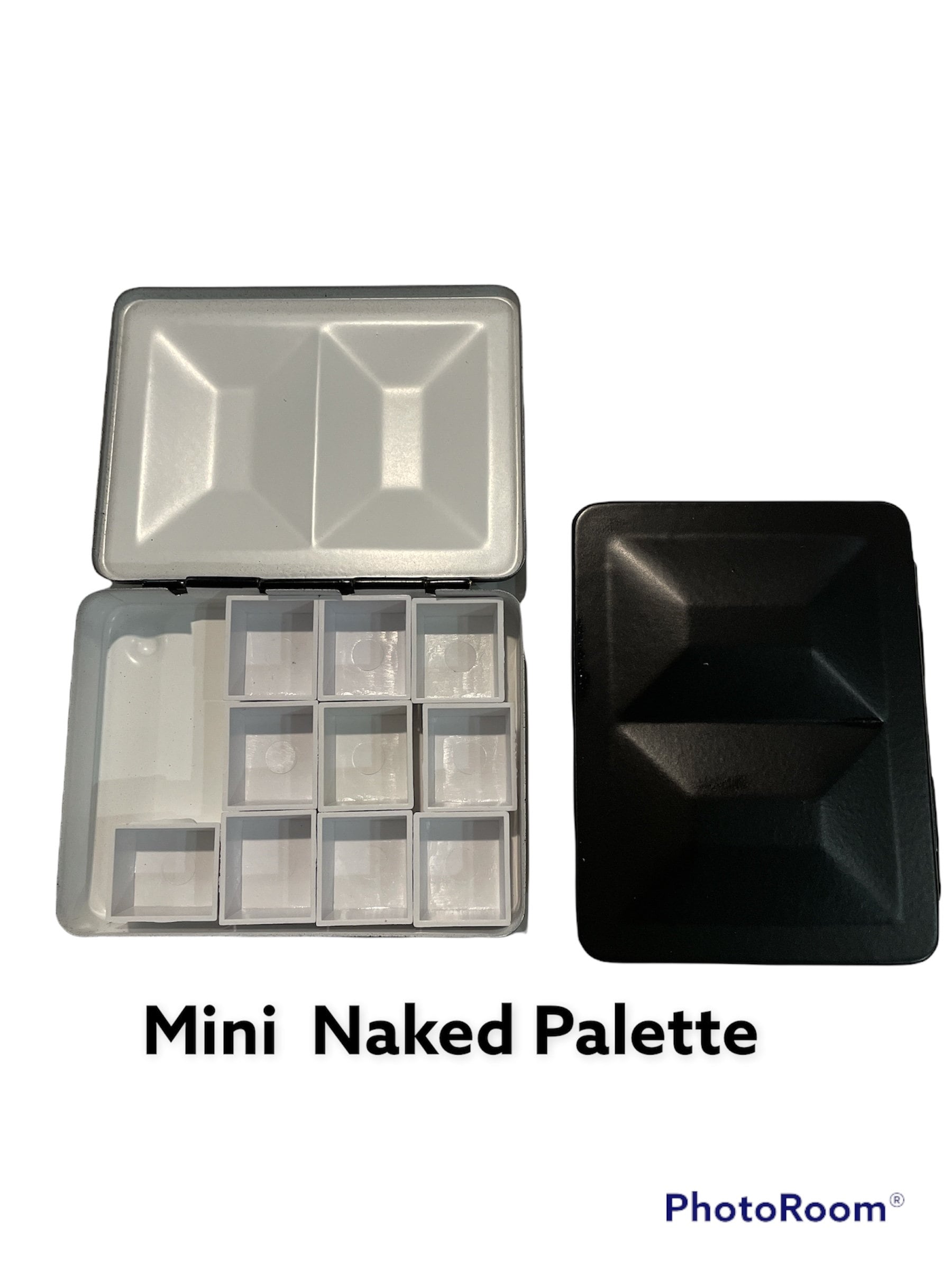 Empty Watercolor Palette, Metal Empty Watercolor Tin Palette Paint Case  With Empty Half Pans For Diy Travel Watercolor Palette, Acrylic And Oil  Painting - Temu Malta