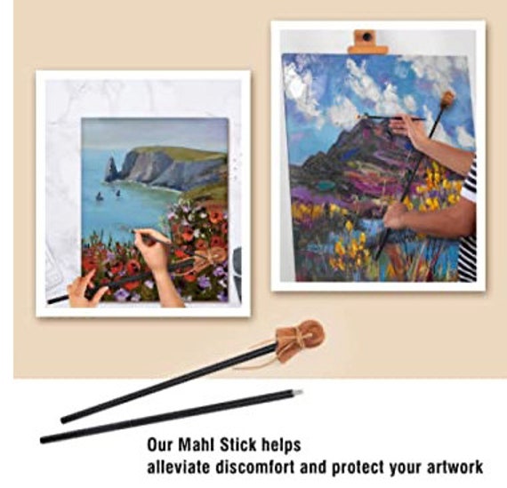  Artist Hand Support for Most Easel (Mahl Stick) : Office  Products