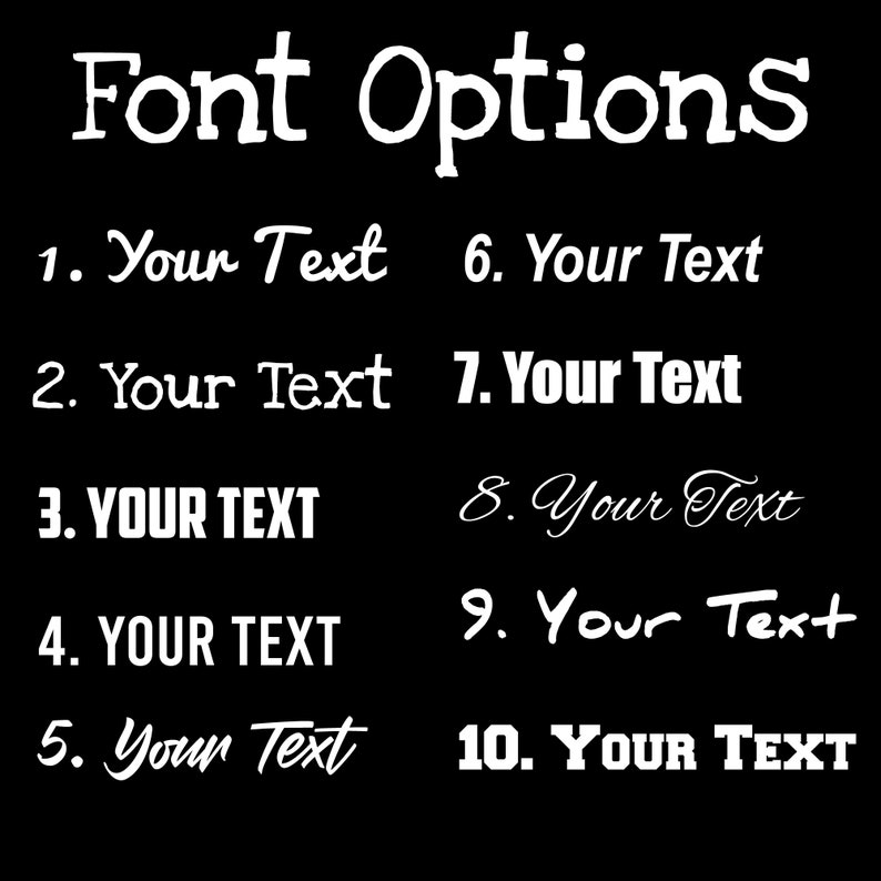 Custom Vinyl Name Decal Etsy