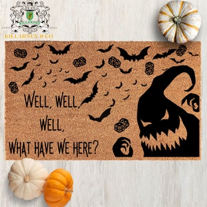 Oogie Boogie DoorMat, Disney Decor,  Nightmare Before Christmas doormat