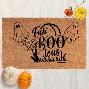 Fab Boo Lous Mat, Halloween doormat, Ghost Doormat, Boo Door mat, Halloween decor, Ghost door decor, funny doormat, Halloween Welcome Mat