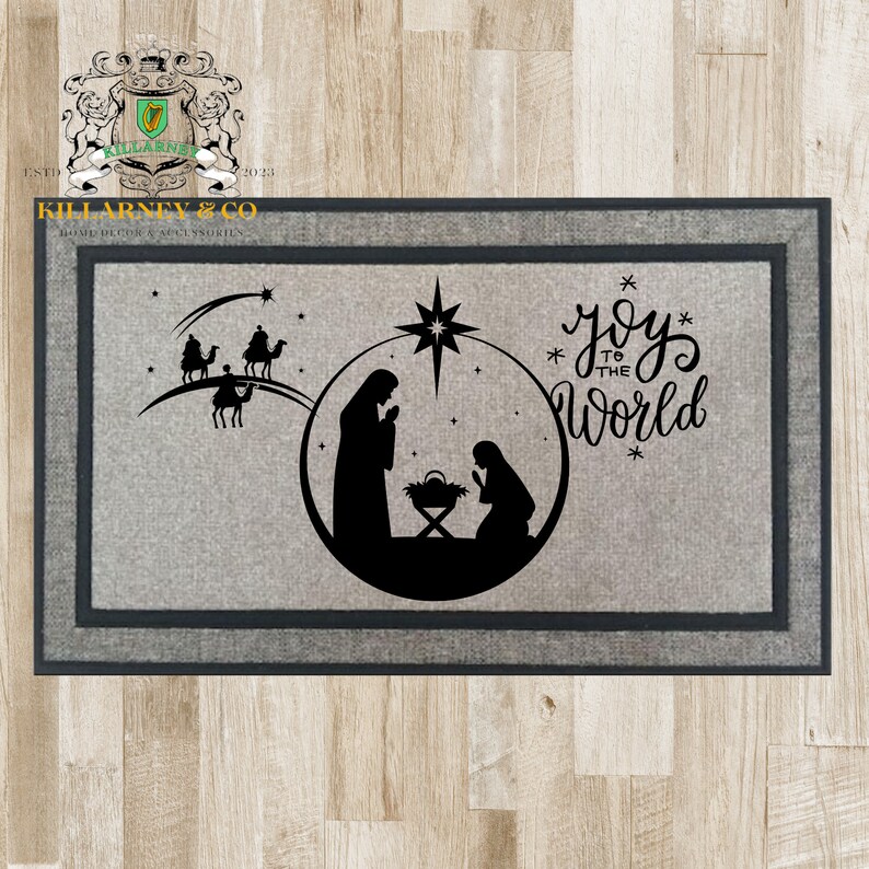 Killarney Nativity Doormat
